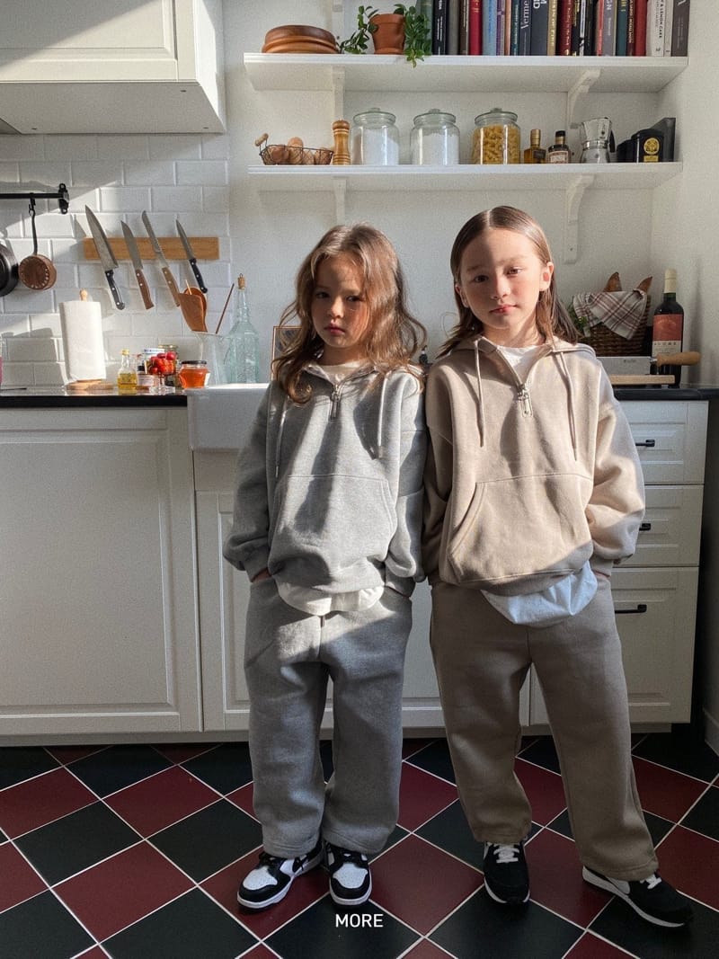 MORE - Korean Children Fashion - #Kfashion4kids - Daily Half Zip-up Hoody