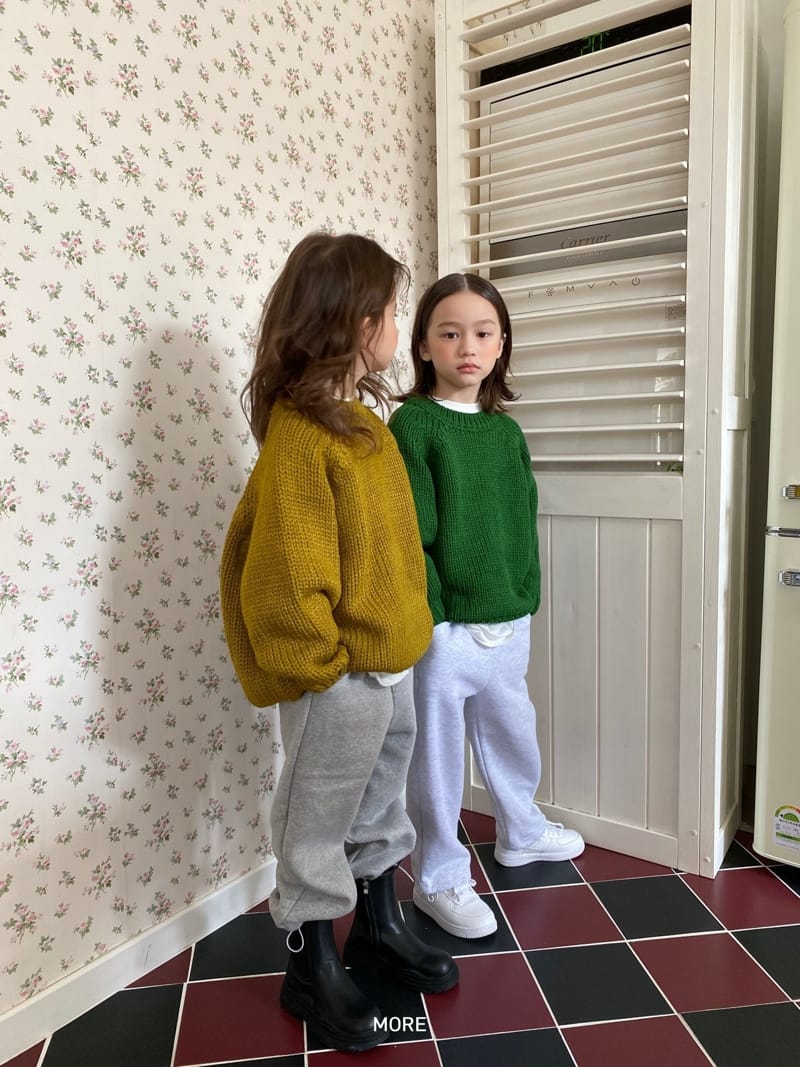 MORE - Korean Children Fashion - #Kfashion4kids - Daily Round Knit Tee - 4