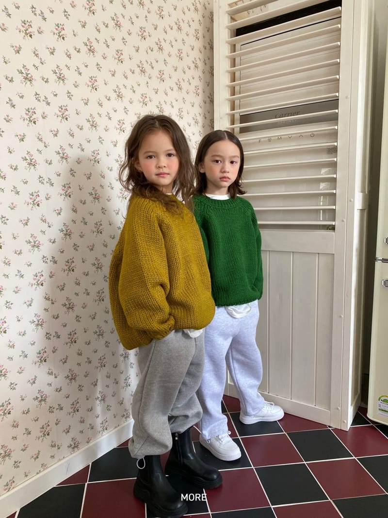 MORE - Korean Children Fashion - #Kfashion4kids - Daily Round Knit Tee - 5