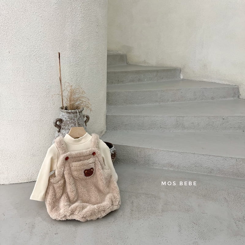 MOS BEBE - Korean Children Fashion - #Kfashion4kids - Cozy Bear Dungarees - 11