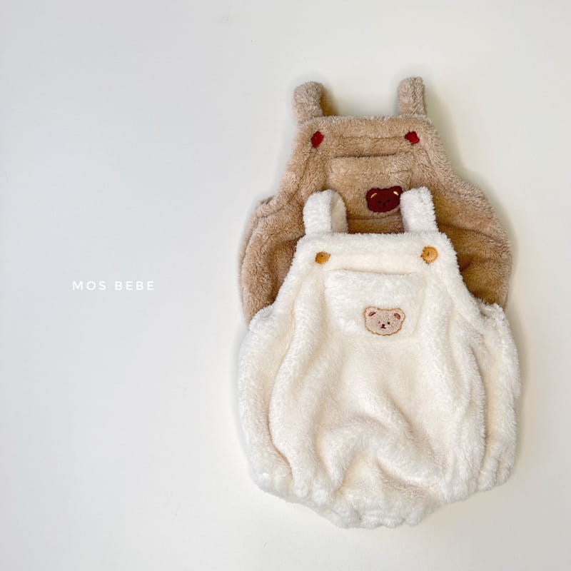 MOS BEBE - Korean Children Fashion - #Kfashion4kids - Cozy Bear Dungarees - 2