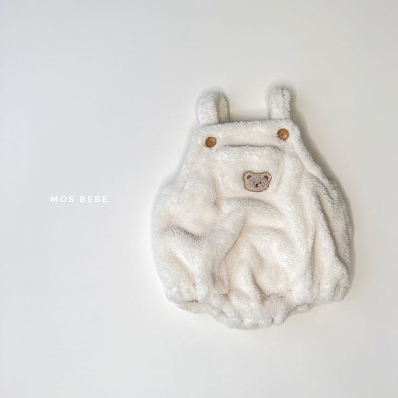 MOS BEBE - Korean Children Fashion - #Kfashion4kids - Cozy Bear Dungarees - 3