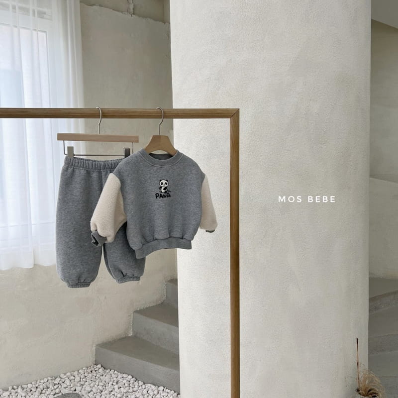MOS BEBE - Korean Children Fashion - #Kfashion4kids - I Am Panda Top Bottom Set - 10