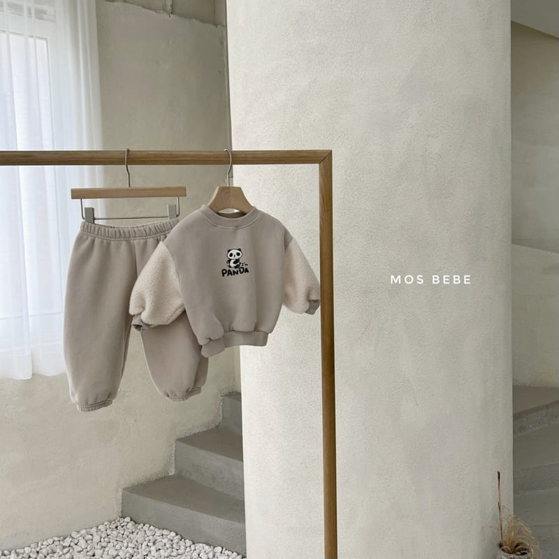 MOS BEBE - Korean Children Fashion - #Kfashion4kids - I Am Panda Top Bottom Set - 8