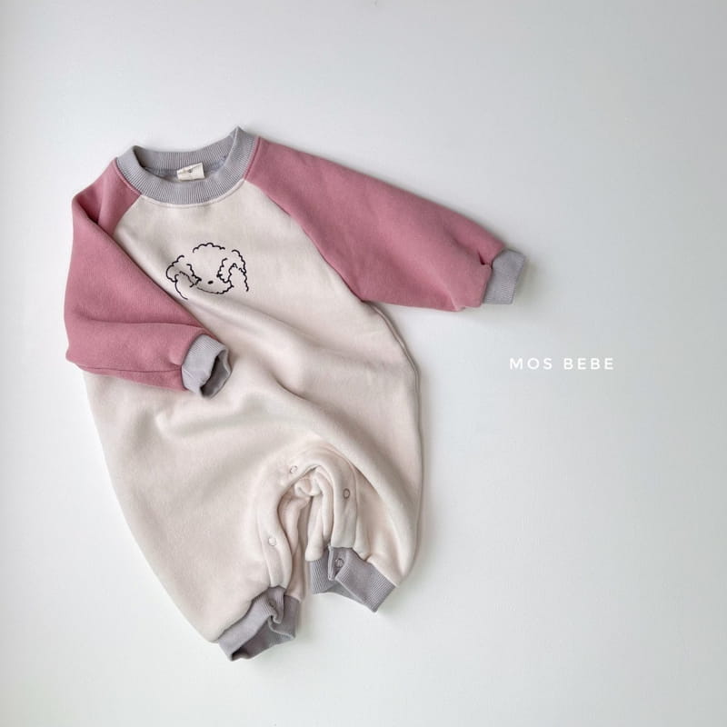MOS BEBE - Korean Children Fashion - #Kfashion4kids - Puppy Color Bodysuit - 3