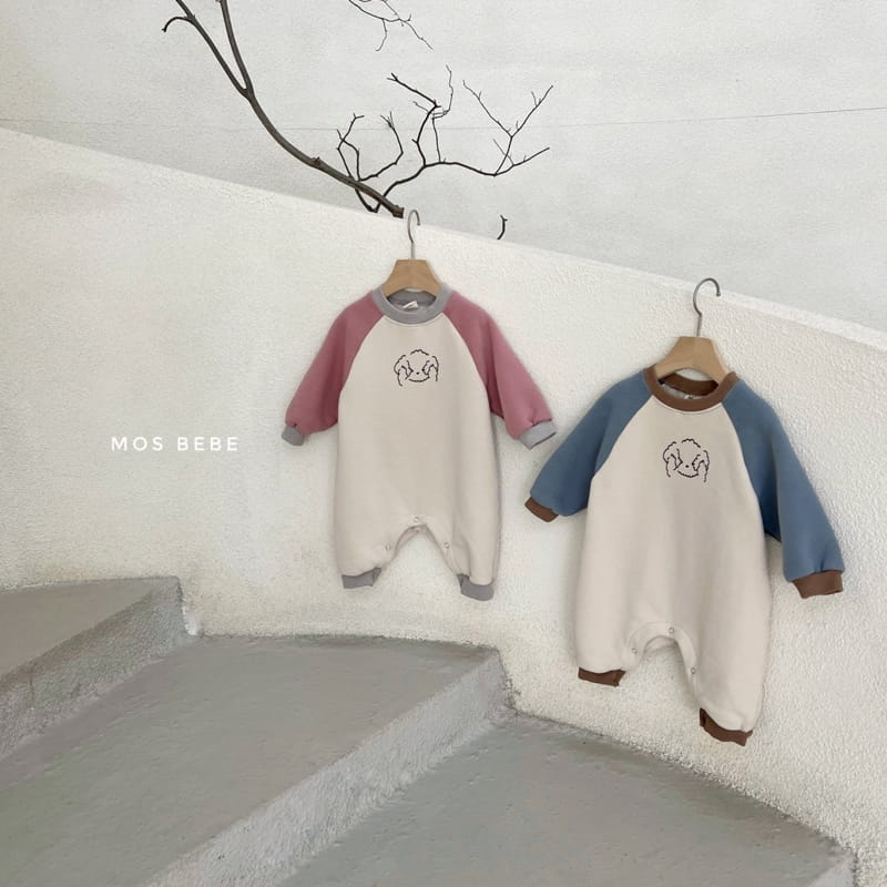 MOS BEBE - Korean Children Fashion - #Kfashion4kids - Puppy Color Bodysuit - 6