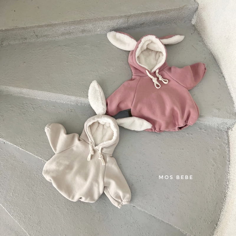 MOS BEBE - Korean Children Fashion - #Kfashion4kids - Pang Pang Rabbit Bodysuit - 12