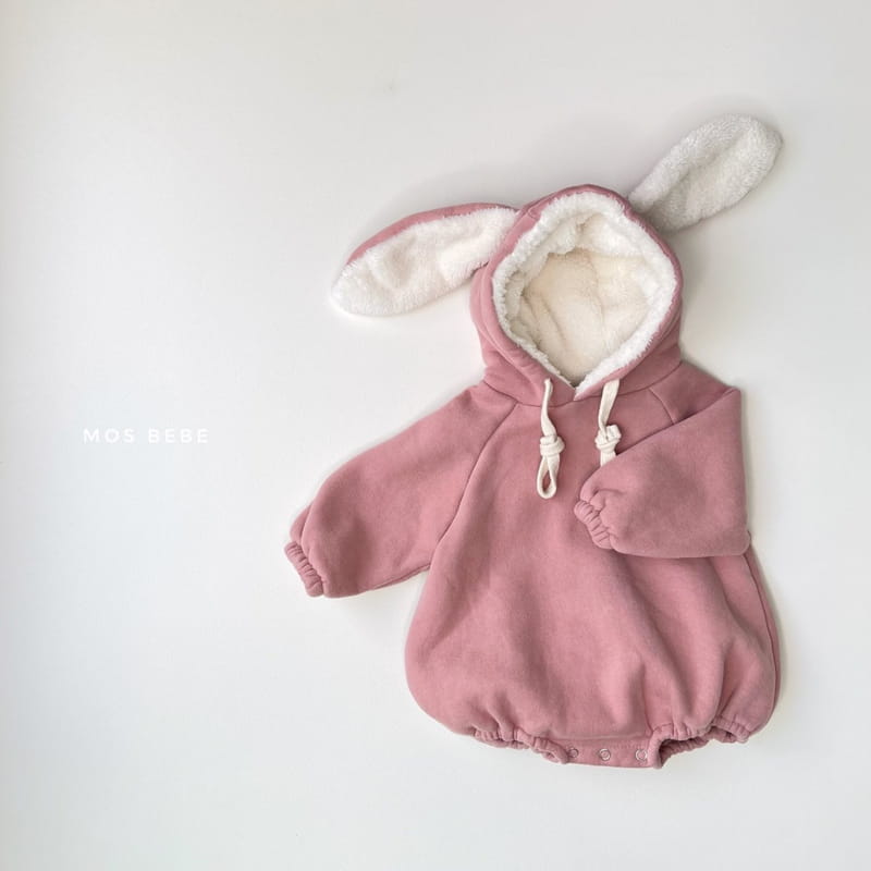 MOS BEBE - Korean Children Fashion - #Kfashion4kids - Pang Pang Rabbit Bodysuit - 3