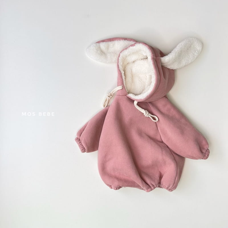 MOS BEBE - Korean Children Fashion - #Kfashion4kids - Pang Pang Rabbit Bodysuit - 4