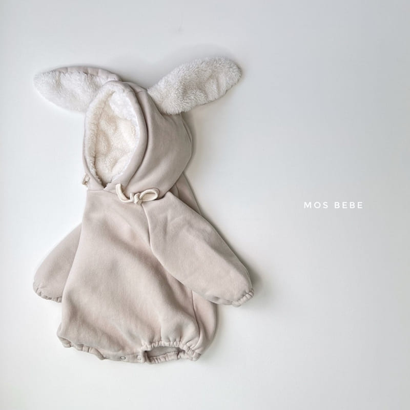 MOS BEBE - Korean Children Fashion - #Kfashion4kids - Pang Pang Rabbit Bodysuit - 6