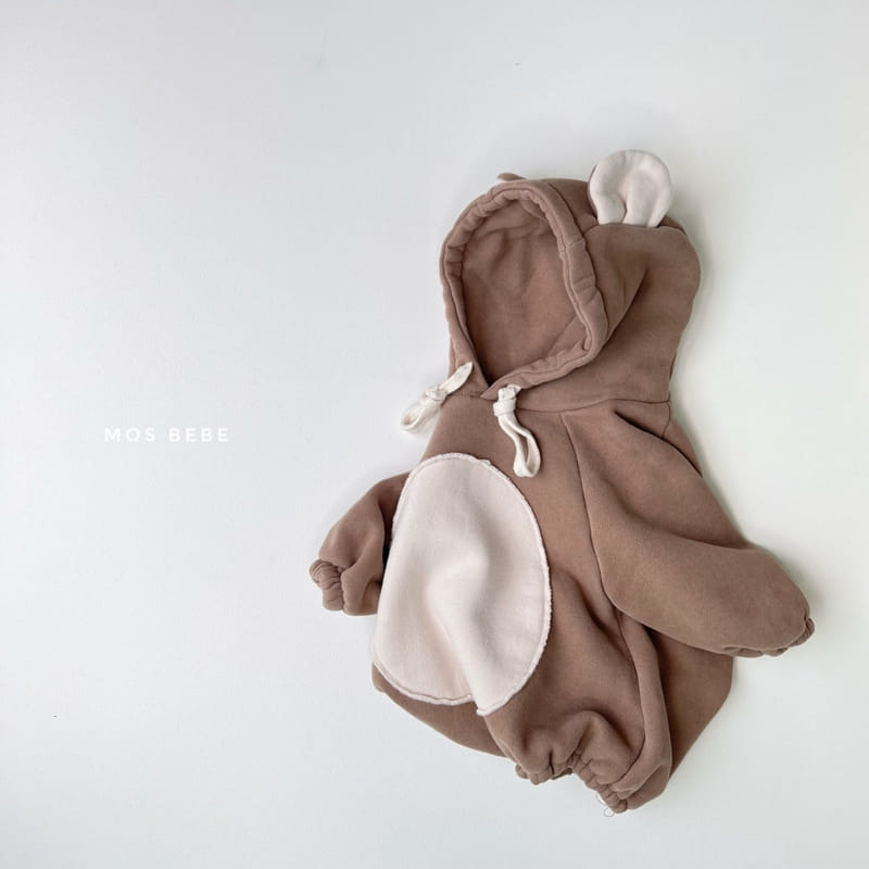 MOS BEBE - Korean Children Fashion - #Kfashion4kids - Cucu Bear Bodysuit - 6