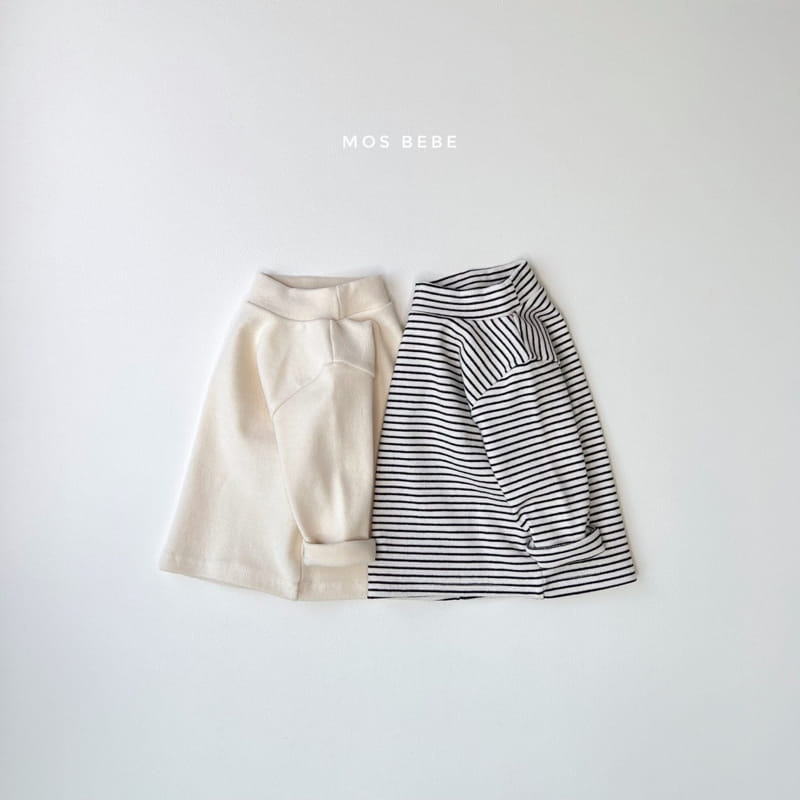 MOS BEBE - Korean Children Fashion - #Kfashion4kids - Half Turtleneck 1+1 Tee - 3