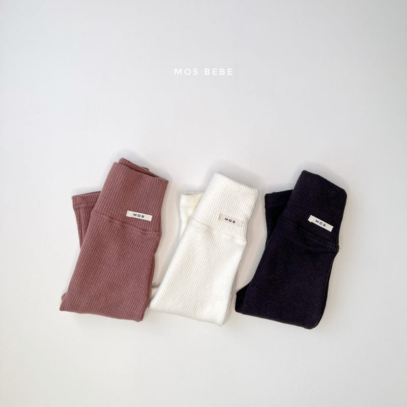 MOS BEBE - Korean Children Fashion - #Kfashion4kids - Veloure Leggings