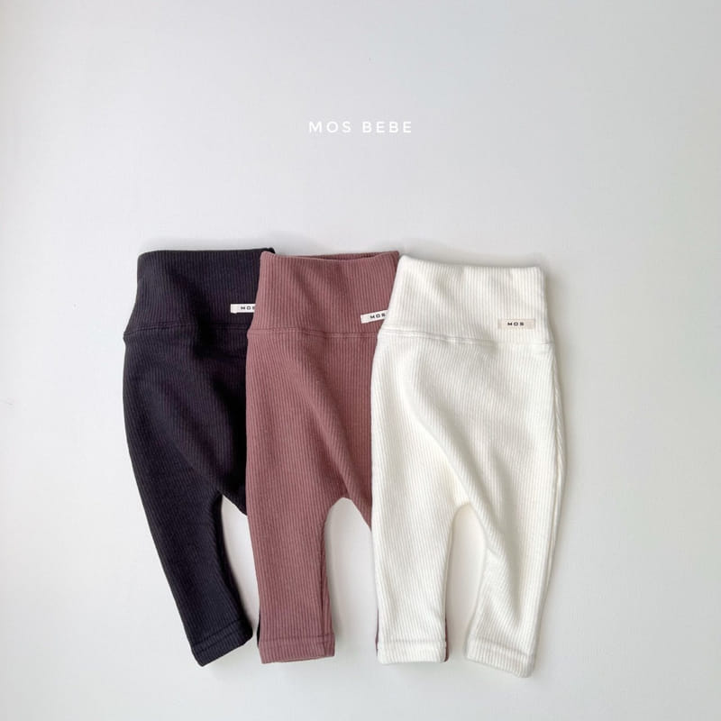 MOS BEBE - Korean Children Fashion - #Kfashion4kids - Veloure Leggings - 2