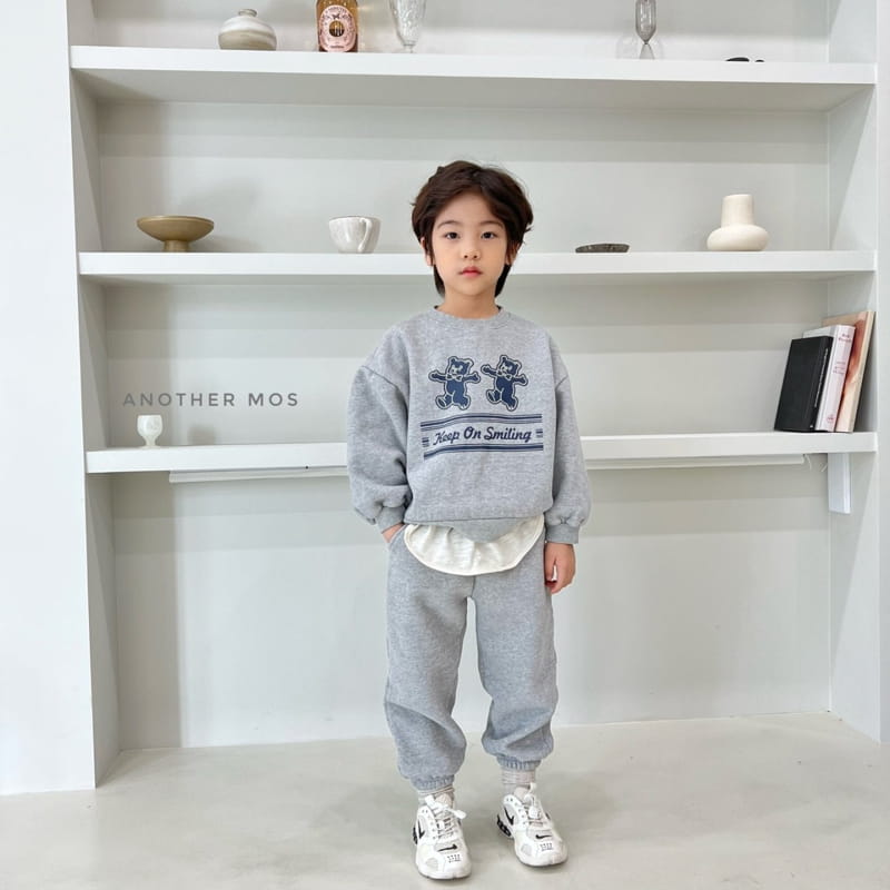 MOS BEBE - Korean Children Fashion - #Kfashion4kids - Bear Bear Fleece Top - 6