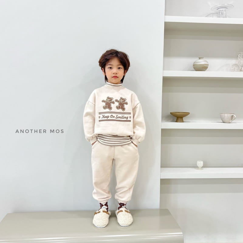 MOS BEBE - Korean Children Fashion - #Kfashion4kids - Bear Bear Fleece Top - 9