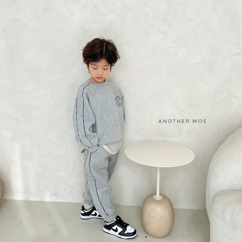 MOS BEBE - Korean Children Fashion - #Kfashion4kids - Double Line Embroidery Top Bottom Set - 12