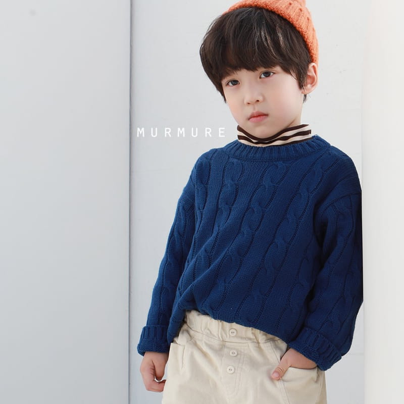 MURMURE - Korean Children Fashion - #Kfashion4kids - Twist Knit Sweatshirt - 11