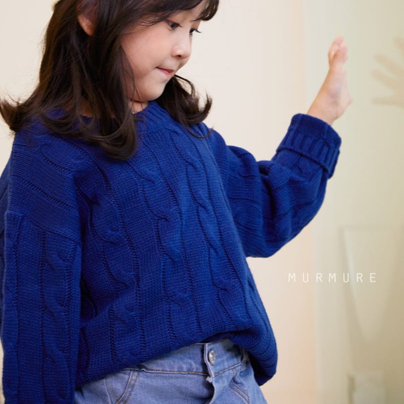 MURMURE - Korean Children Fashion - #Kfashion4kids - Twist Knit Sweatshirt - 12