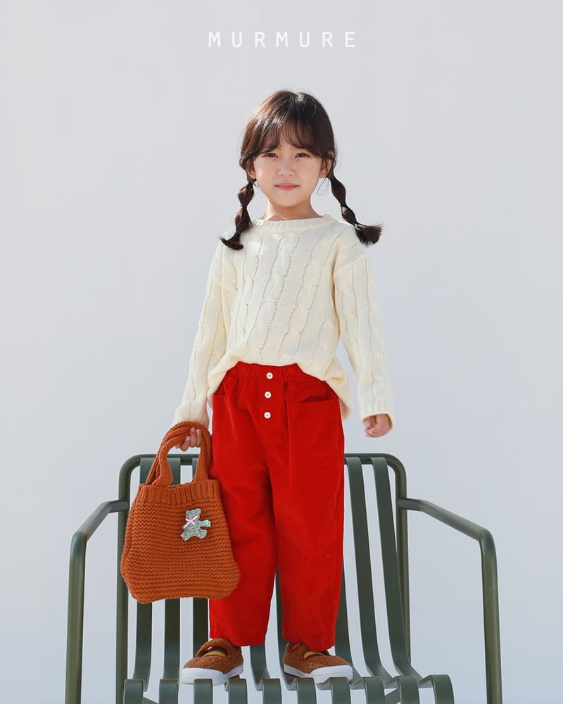 MURMURE - Korean Children Fashion - #Kfashion4kids - Twist Knit Sweatshirt - 2
