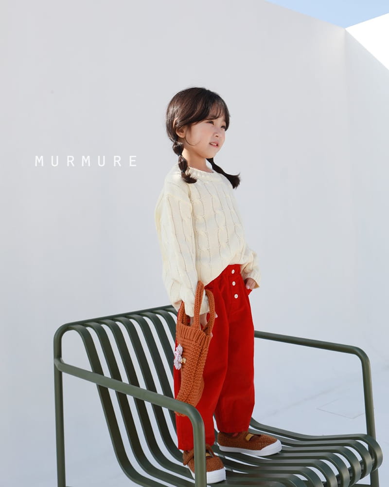MURMURE - Korean Children Fashion - #Kfashion4kids - Twist Knit Sweatshirt - 3