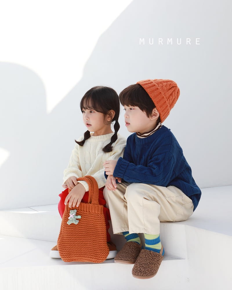 MURMURE - Korean Children Fashion - #Kfashion4kids - Twist Knit Sweatshirt - 6