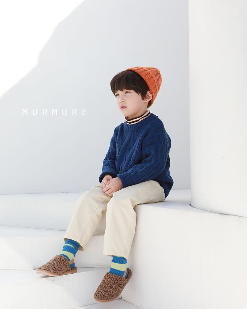 MURMURE - Korean Children Fashion - #Kfashion4kids - Twist Knit Sweatshirt - 8