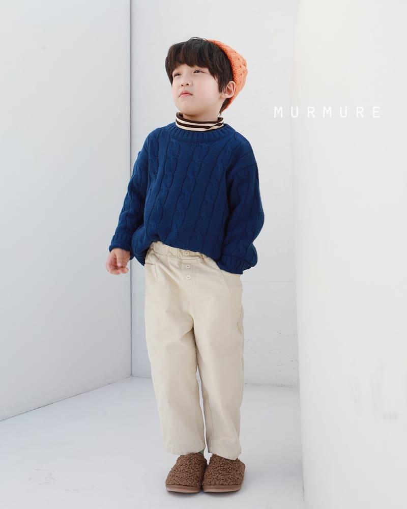 MURMURE - Korean Children Fashion - #Kfashion4kids - Twist Knit Sweatshirt - 9