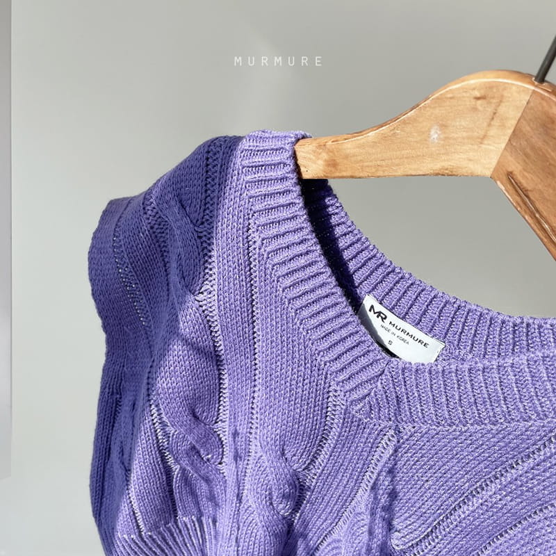 MURMURE - Korean Children Fashion - #Kfashion4kids - Twist Knit Vest - 5