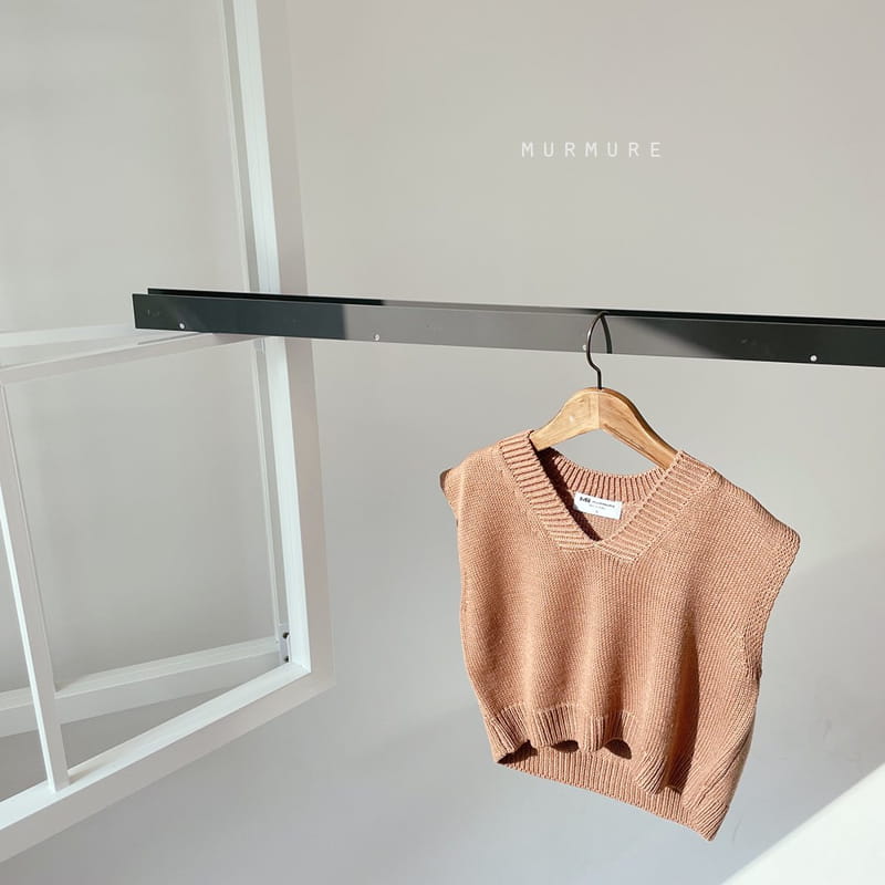 MURMURE - Korean Children Fashion - #Kfashion4kids - V Neck Kni Vest - 10