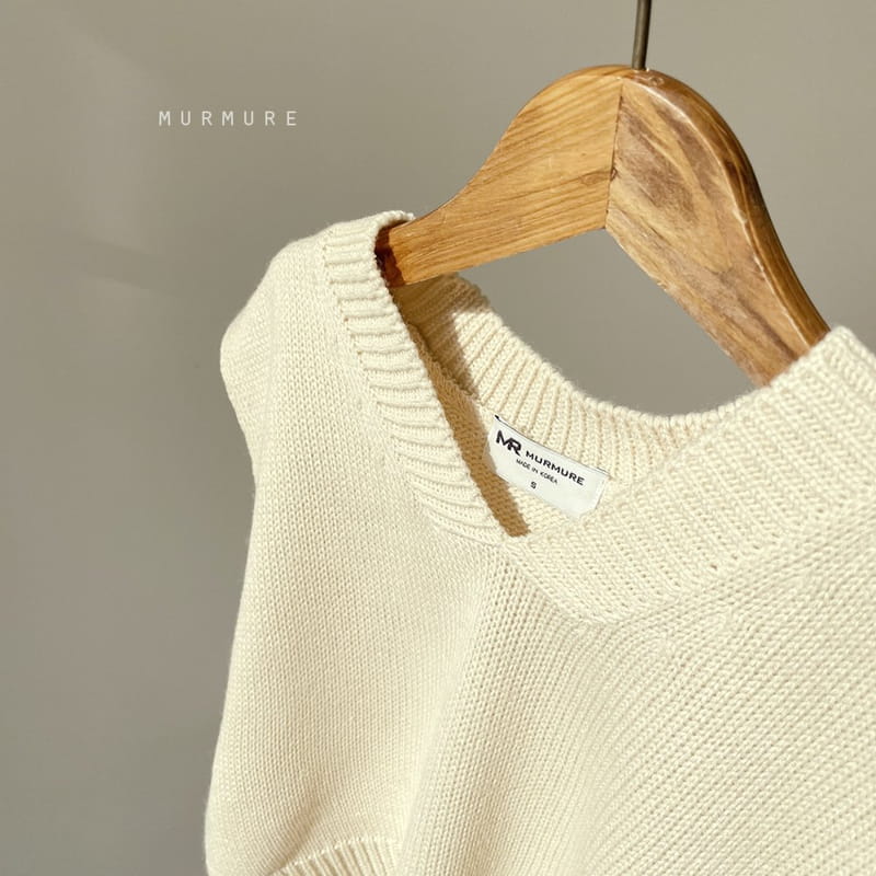 MURMURE - Korean Children Fashion - #Kfashion4kids - V Neck Kni Vest - 3