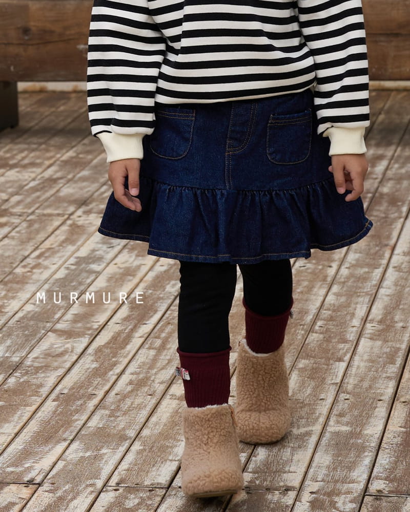MURMURE - Korean Children Fashion - #Kfashion4kids - Babi Denim Jean Leggings - 10