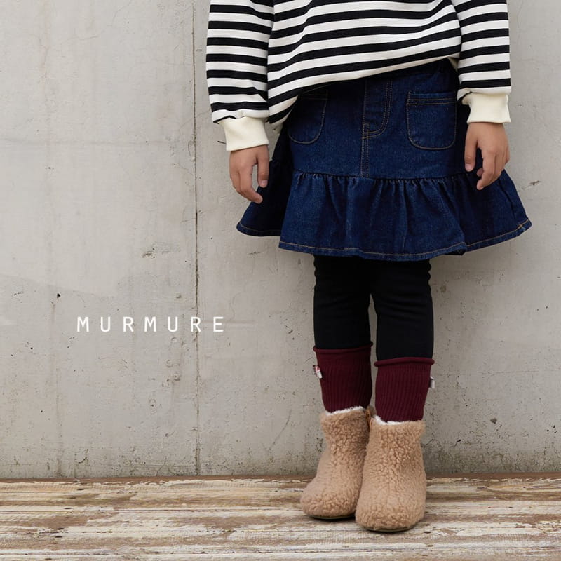 MURMURE - Korean Children Fashion - #Kfashion4kids - Babi Denim Jean Leggings - 12