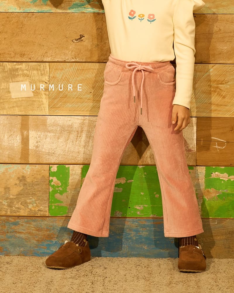 MURMURE - Korean Children Fashion - #Kfashion4kids - Veloure Bootscut Pants - 10
