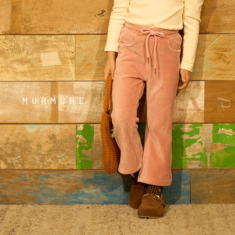 MURMURE - Korean Children Fashion - #Kfashion4kids - Veloure Bootscut Pants - 11