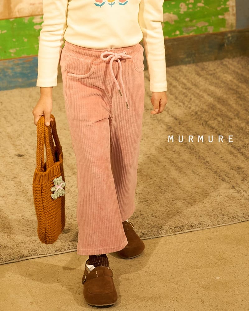 MURMURE - Korean Children Fashion - #Kfashion4kids - Veloure Bootscut Pants - 12