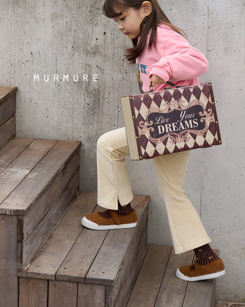 MURMURE - Korean Children Fashion - #Kfashion4kids - Veloure Bootscut Pants - 3