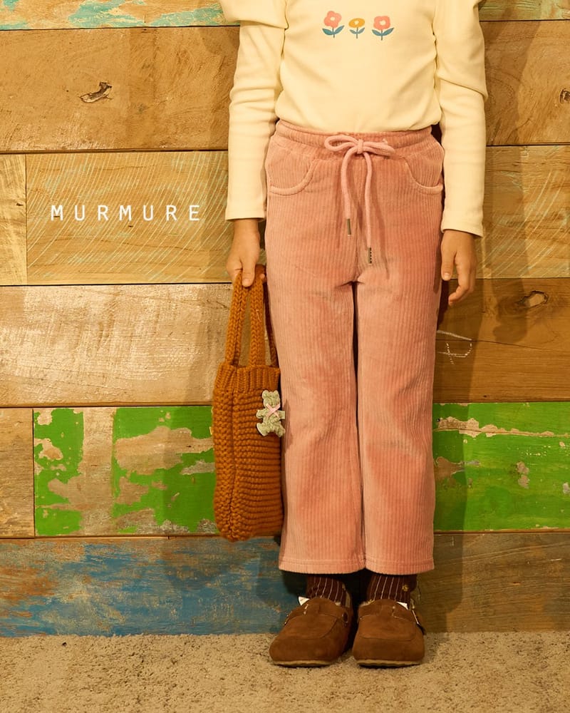 MURMURE - Korean Children Fashion - #Kfashion4kids - Veloure Bootscut Pants - 9