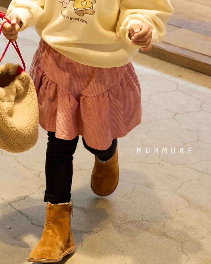 MURMURE - Korean Children Fashion - #Kfashion4kids - Rib Skirt Leggings
