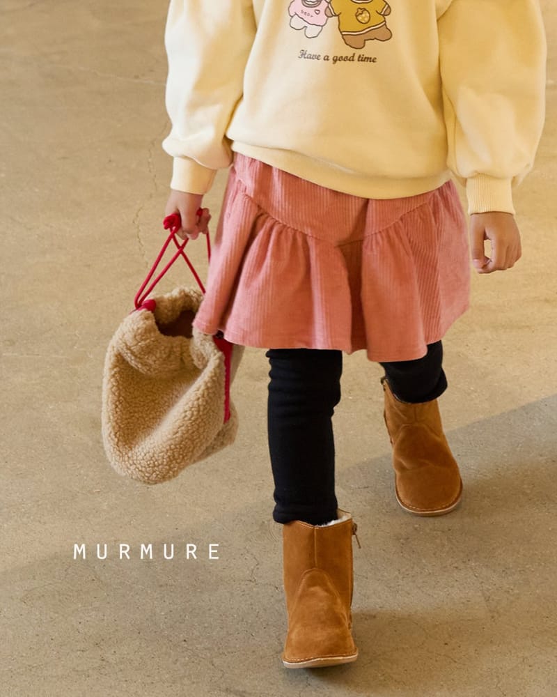 MURMURE - Korean Children Fashion - #Kfashion4kids - Rib Skirt Leggings - 4