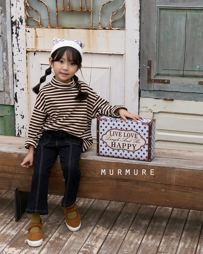 MURMURE - Korean Children Fashion - #Kfashion4kids - Stripes Turtleneck Tee - 5