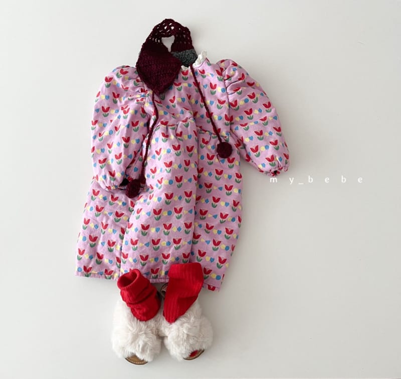 MY BEBE - Korean Children Fashion - #Kfashion4kids - Love Bonding One-piece - 8