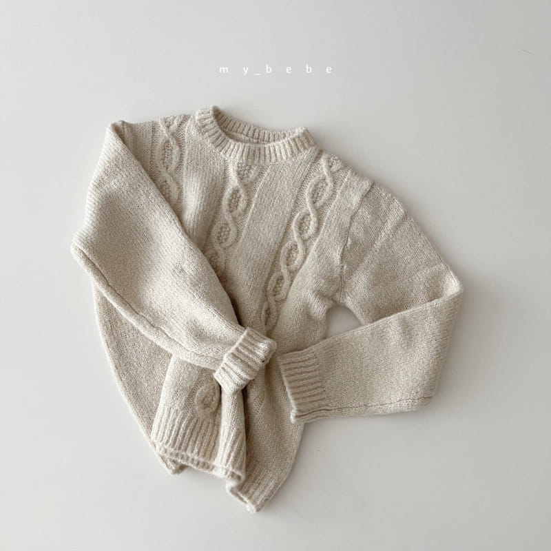 MY BEBE - Korean Children Fashion - #Kfashion4kids - Mom Knit Top - 9