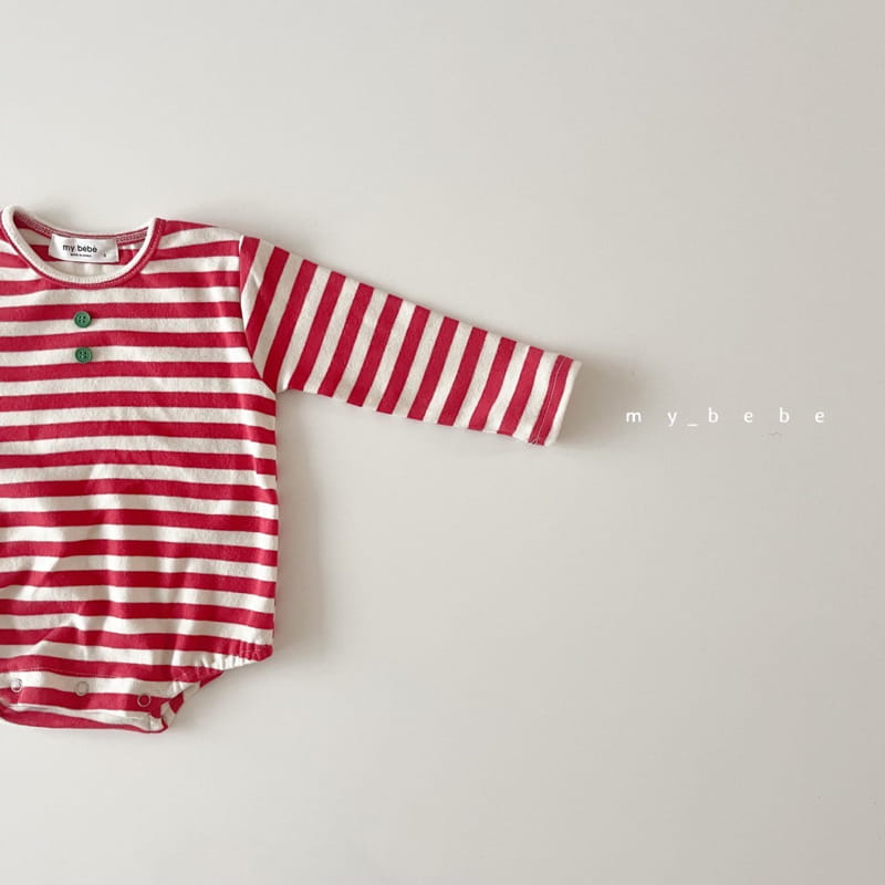 MY BEBE - Korean Children Fashion - #Kfashion4kids - Santa Bodysuit with Bonnet - 7