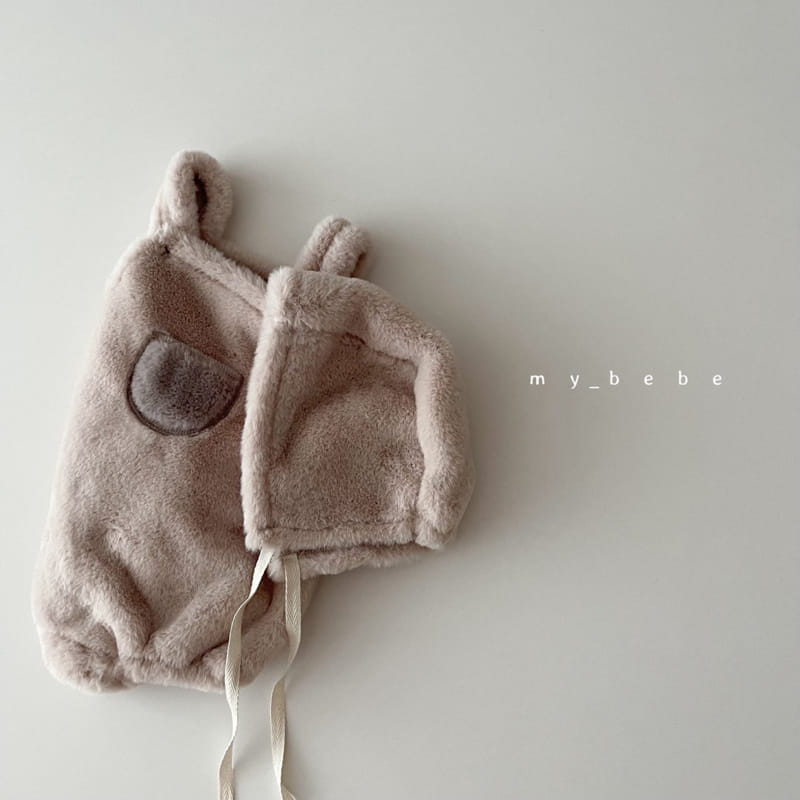 MY BEBE - Korean Children Fashion - #Kfashion4kids - Mink Dungarees Bodysuit - 10