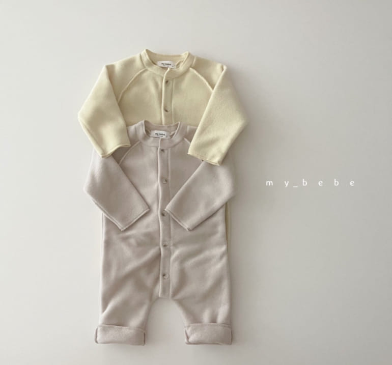 MY BEBE - Korean Children Fashion - #Kfashion4kids - Bebe Creamy Bodysuit