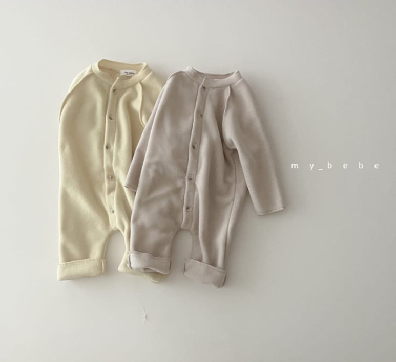 MY BEBE - Korean Children Fashion - #Kfashion4kids - Bebe Creamy Bodysuit - 3