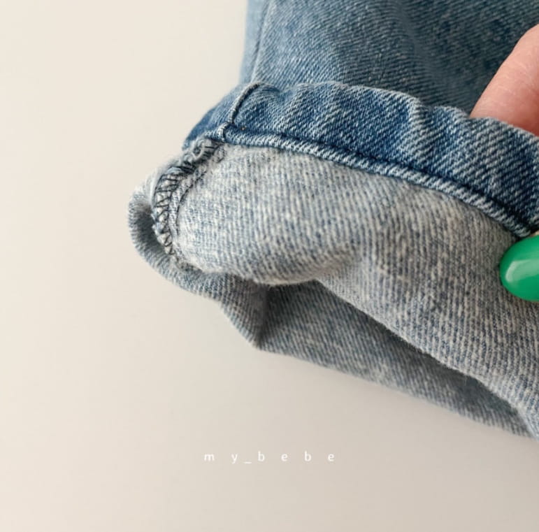 MY BEBE - Korean Children Fashion - #Kfashion4kids - Banding Fleece Jeans - 6