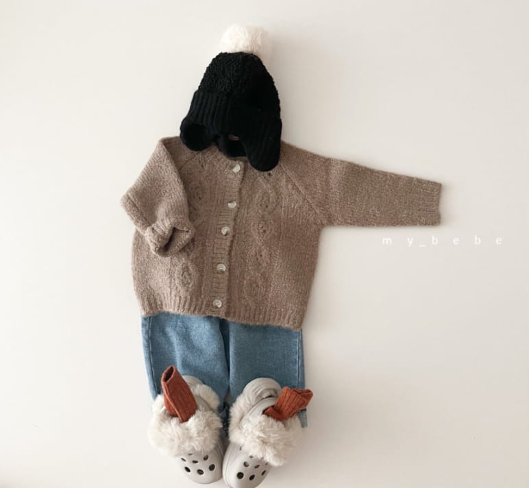 MY BEBE - Korean Children Fashion - #Kfashion4kids - Banding Fleece Jeans - 9