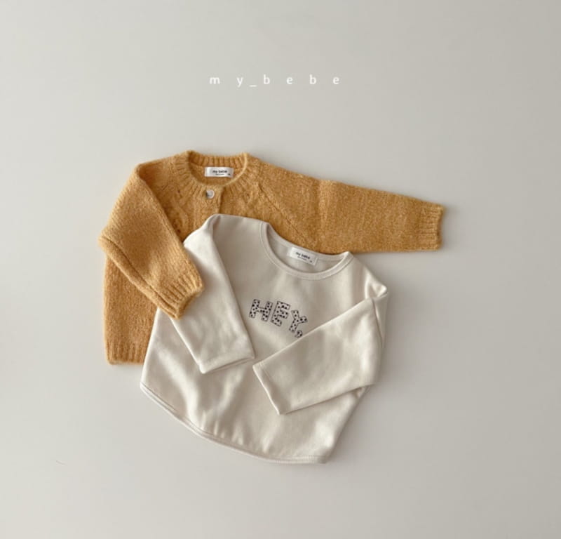 MY BEBE - Korean Children Fashion - #Kfashion4kids - Hey Fleece Tee - 10